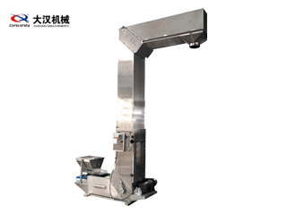 水平—垂直—水平輸送物料，輸送量可以達(dá)到100㎡/h，提升高度可達(dá)100m