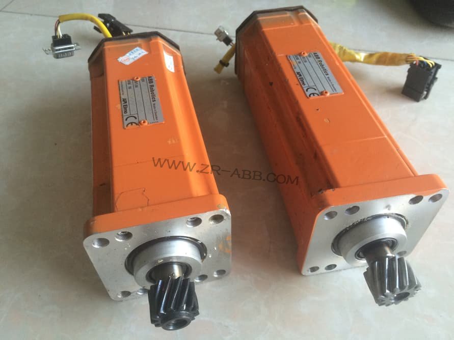ABB機(jī)器人伺服馬達(dá)磁鐵爆缸卡死維修